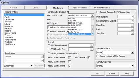 rfid reader setup|rfid reader settings.